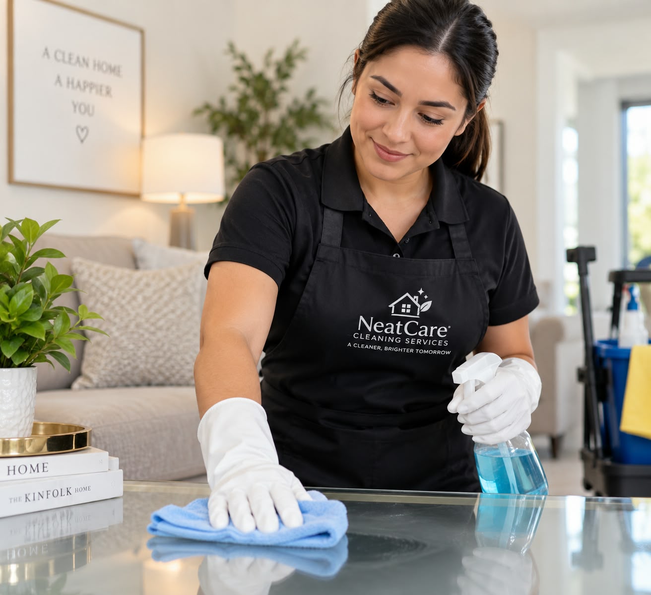 NeatCare professional cleaning supervision ensuring the highest quality standards
