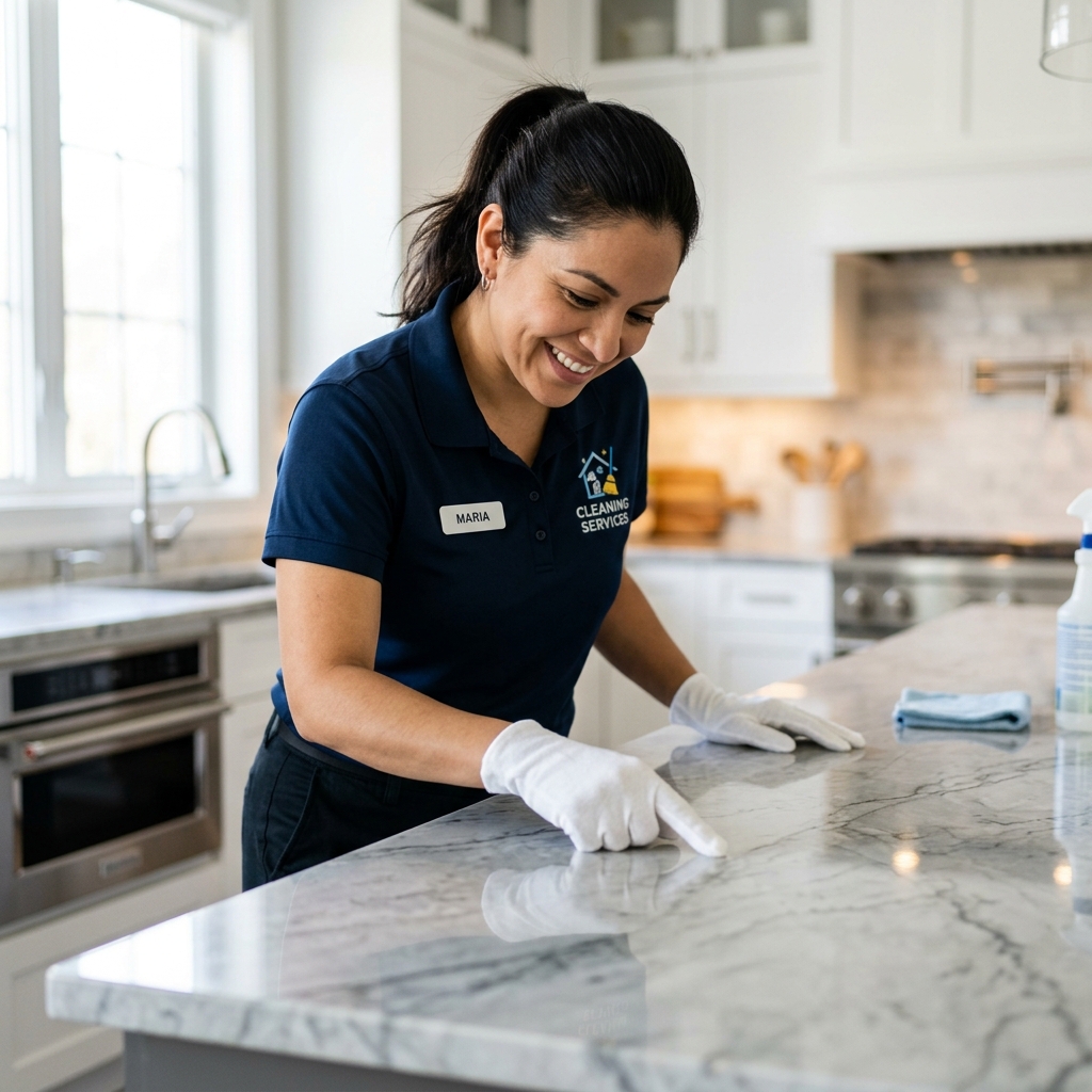 Meticulous cleaning supervision by Lismer with white gloves